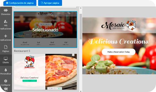 plantilla de sitio web Claro Cloud