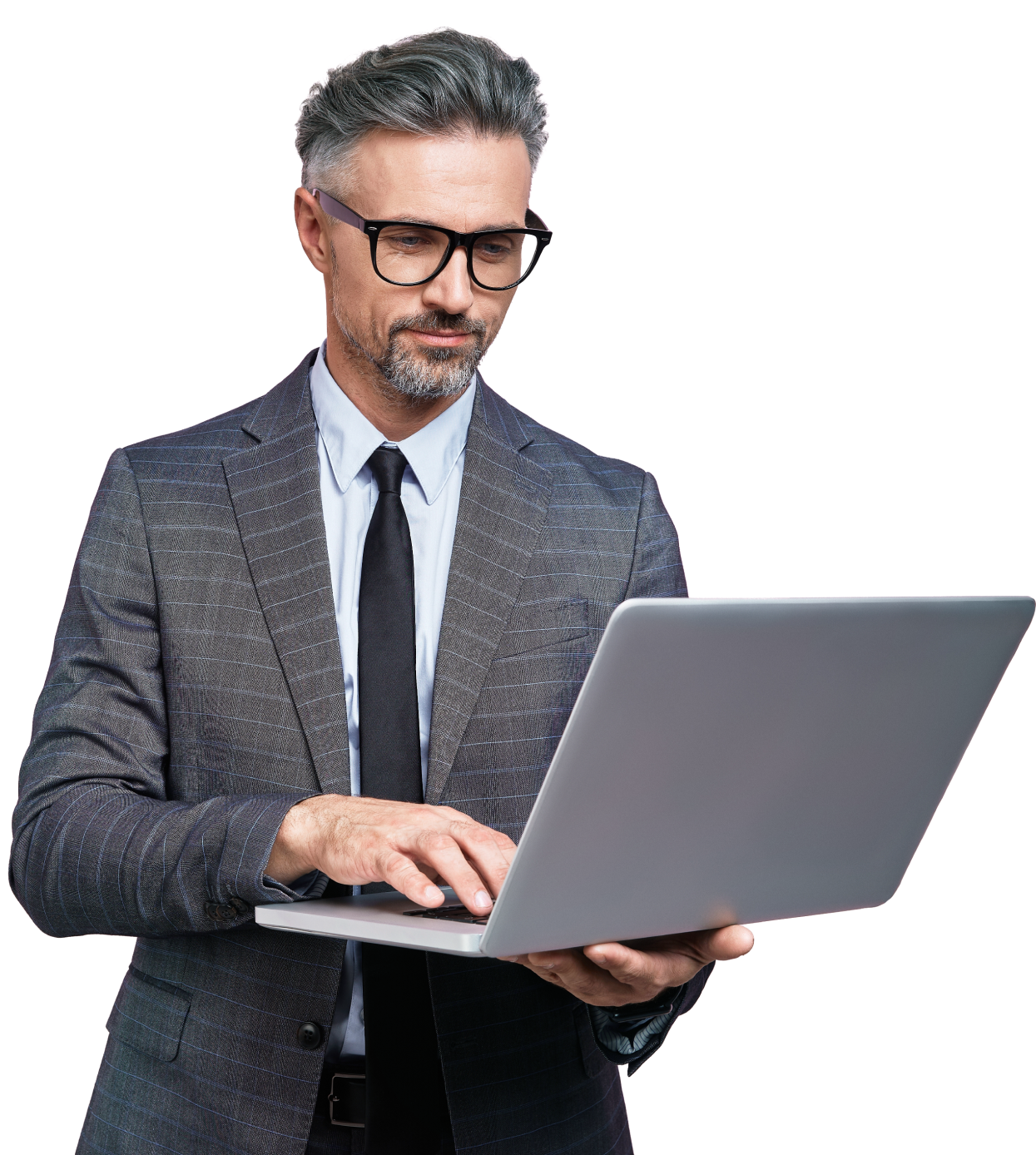 joven empresario utilizando los servicios de Claro Cloud Empresarial para su empresa